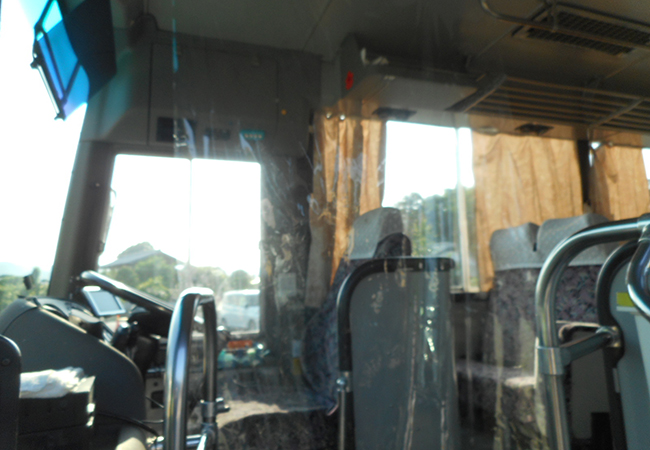 ガーラ3号運転席